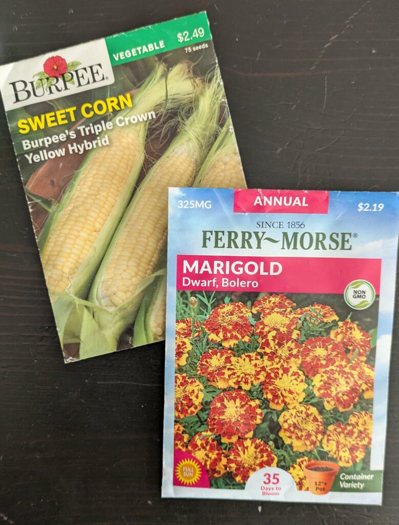 Burpee & Ferry-Morse seed packets